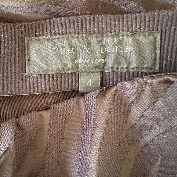 Rag & Bone Simone Pants Zebra Print Jacquard Black Size 4 - Picture 8 of 11